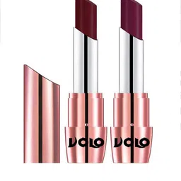 VOLO Set Of 5 Creme Matte Lipstick - 3.5 g Each - 642 -Maroon - 647 -Wine image 1
