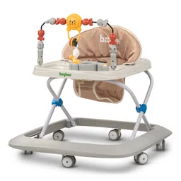 Baybee Nexus Lite Baby Walker with 2 Height Adjustable & Play Tray Activity Walker with Musical Toy Bar - Grey-picture-18