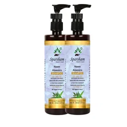 SPARSHAM-NATURE'S TOUCH Set Of 2 Neem Aloe Vera Shampoo - 210 ml Each-picture-22
