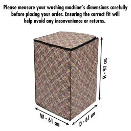 Dream care Fully Automatic Top Load Waterproof Washing Machine Cover for Samsung/ IFB/ LG/ Godrej/ Whirlpool/ Bosch/ 7 Kg image 4