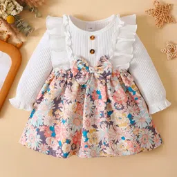 YK Floral Print Fit & Flare Dress-picture-33
