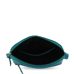 Lapis O Lupo Turquoise Blue Solid Sling Bag image 4