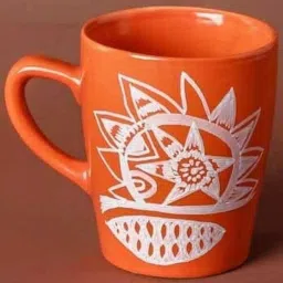 Freedom Tree Ray Handpainted Ceramic Coffee Mug - Set Of 2 image 2