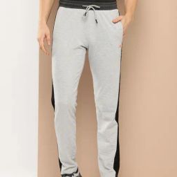 Alcis Grey Printed Regular Fit Printed Track Pant-picture-5