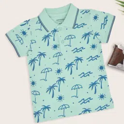 Pantaloons Baby Boys Glacier Printed Polo T-Shirt-image-85