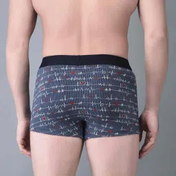 Dollar Bigboss Assorted Cotton Regular Fit Printed Trunks - Pack Of 2 image 2