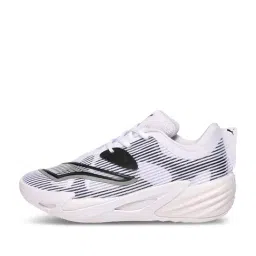 Puma Unisex Nitro White & Black Basketball Shoes image 3