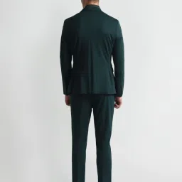 Arrow Green Slim Fit Texture Two Piece Suit image 2