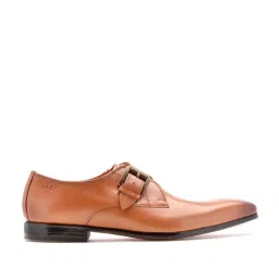 Ruosh Men's The King Tan Monk Shoes image 2