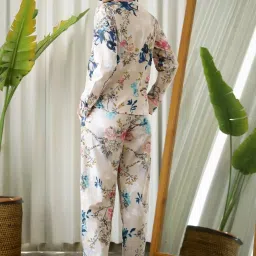 SAY Beige Printed Pyjamas Set image 2