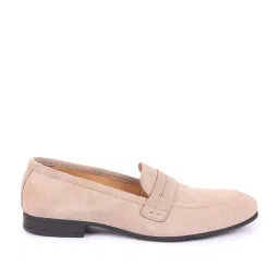 Fausto Men's Beige Casual Loafers image 2