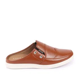 Fausto Men's Tan Mule Shoes image 2