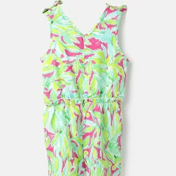 United Colors of Benetton Girls Multicolor Printed Playsuit image 2