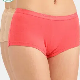 Inner Sense Skin & Pink Boy Shorts Panty Set - Pack of 3-image-36