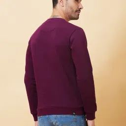 Being Human Red Oversized Print Sweatshirt image 2