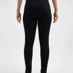 Pepe Jeans Black Skinny Fit High Rise Jeans image 2