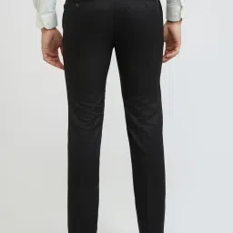 Raymond Black Slim Fit Trousers image 2