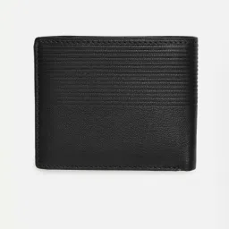 Allen Solly Brown Textured Leather Bi-Fold Wallet for Men image 2