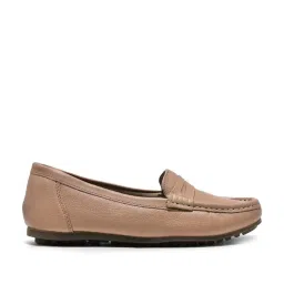 Woodland Women's Peach Casual Loafers image 2