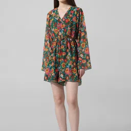 Only Green Printed Playsuit image 2