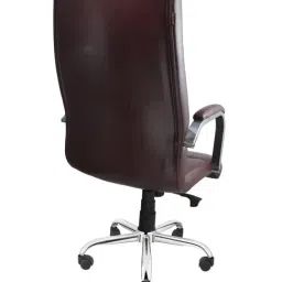 Adiko Systems Brown High Back Cushioned Armrest Executive Chair image 2