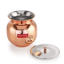 HAZEL Gold Stainless Steel Copper Coating Container with Lid image 2