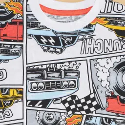 Pantaloons Junior Multicolor Cotton Printed T-Shirt image 2