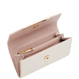 Aldo Beige Solid Wallet For Women image 2