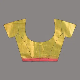 CHARUKRITI Lime Green Blended Embellished Saree With Unstitched Blouse image 4