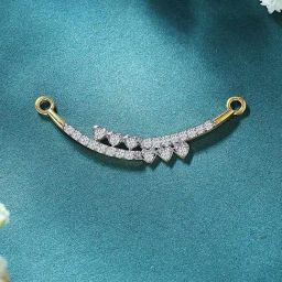 P.N.Gadgil Jewellers Cluster Heart Yellow Gold & Diamond Tanmaniya Mangalsutra For Women-picture-37