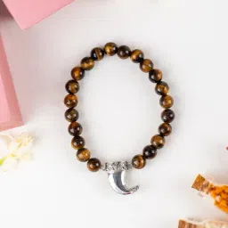 kicky & perky Kicky and Perky 925 Sterling Silver Feroscious Tiger Bracelet For Men-picture-10