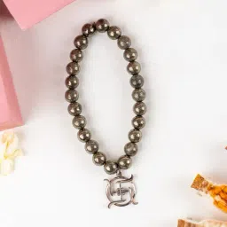 kicky & perky Kicky and Perky 925 Sterling Silver Divine Swastika Bracelet For Men-picture-32