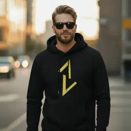 Mack Jonney Black Regular Fit Printed Hoodie-image-85