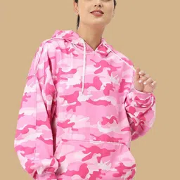 Wear Your Opinion Women Printed Oversized Hooded Sweatshirt-image-53