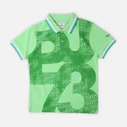Pepe Jeans Kids Green Printed Polo T-Shirt-picture-33