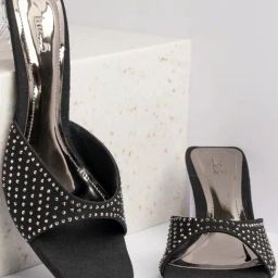 Inc.5 Women's Black Casual Sandals-picture-41