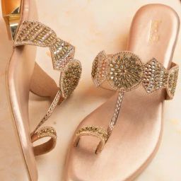 Inc.5 Women's Rose Gold Toe Ring Sandals-picture-43