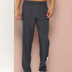 TURNFIT Men Colourblocked Straight Fit Gym Track Pants-image-41