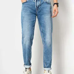 celio celio* Light Blue Slim Fit Heavily Washed Jeans-picture-31