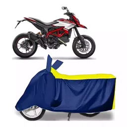 Auto Pearl Bike Cover for Ducati Hypermotard 939 (Yellow & Blue)-picture-18