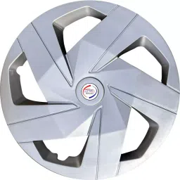 Auto Pearl MS08 R15 r 381 mm(15 Inch) ess Type Wheel Hubcap with Retention Ring Glossy Silver Wheel Cover for Nissan Terrano16 cm (Set of 4)-picture-20