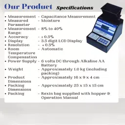 A-Grain AG-0007 8% to 40% Range Grain Moisture Meter image 2