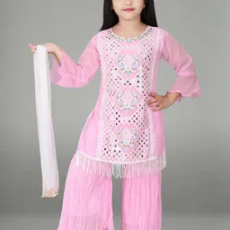 NFashion Girls Pink Clothing Set-image-23