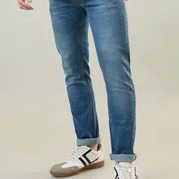 TIM PARIS Men Original Tapered Fit Mid-Rise Stretchable Jeans-picture-13