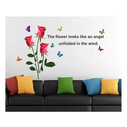 Wallstick Flower with Quotes wallstickers image 1