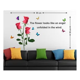 Wallstick Flower with Quotes wallstickers image 2