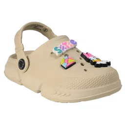 Yellow Bee Disney Mickey & Friends Featuring Daisy Applique Detailed Slingback Clogs - Beige image 3