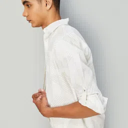 max Boys Opaque Striped Casual Shirt image 4