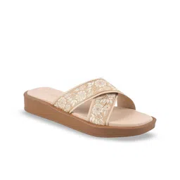 Try Me Women Synthetic Leather Open Toe Platform Sandals image 2