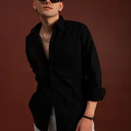 LIMEROAD Men Black Shirts-image-31